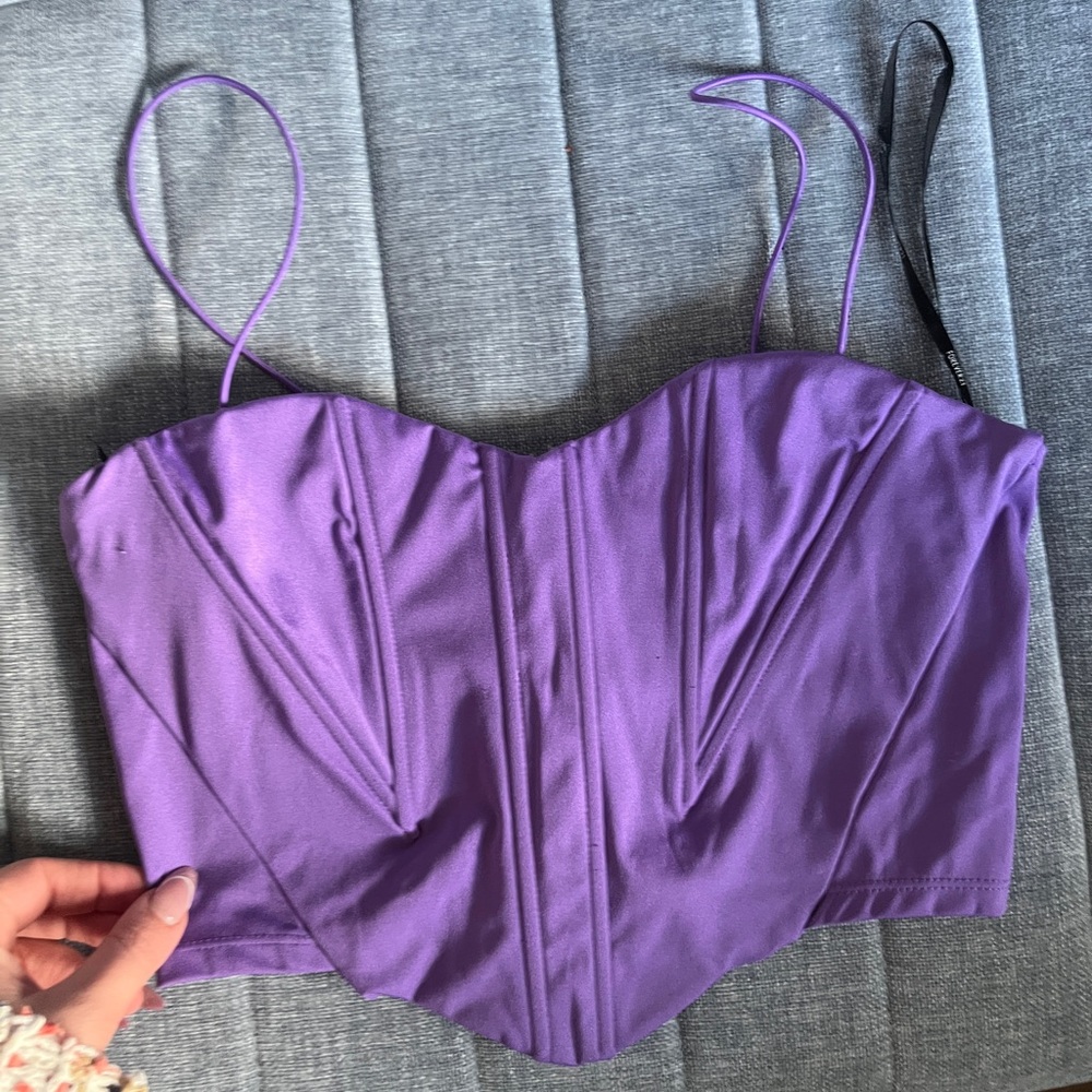 Forever 21 Violet Bustier Top